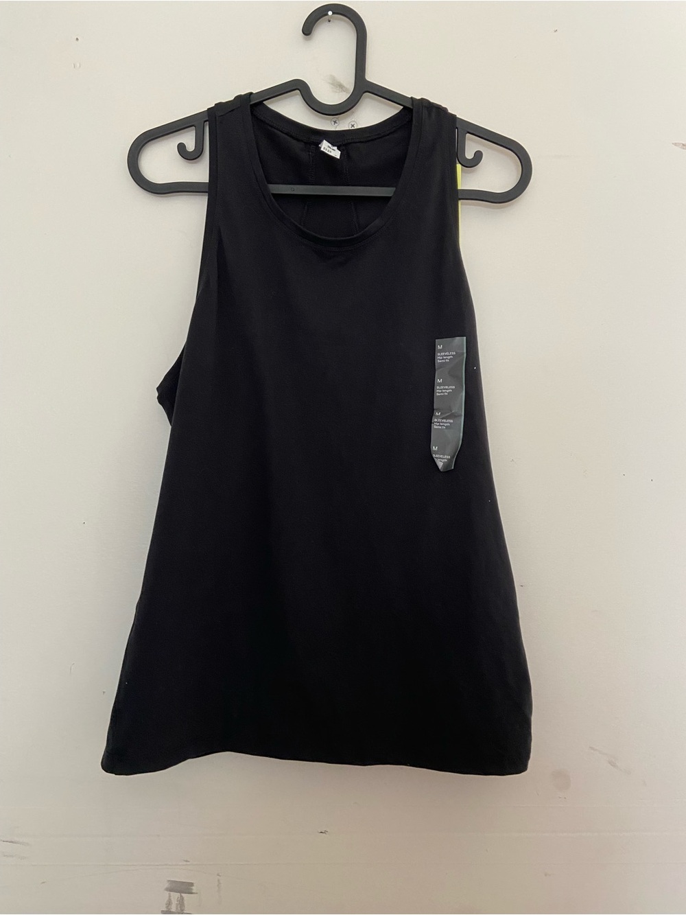 all in motion Black Muscle Tank Top